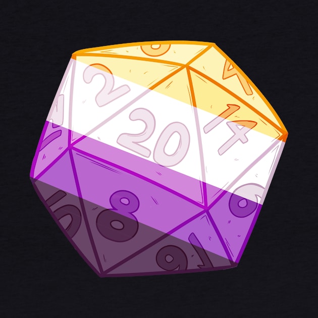 Pride Dice - Nonbinary by AstralArts